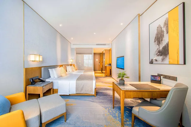غرفة ديلوكس بسريرين مزدوجين، Wyndham Shiyan Downtown 1/1