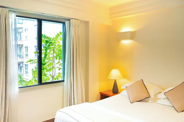 شقة ديلوكس بسرير كوين وسرير مزدوج بغرفتي نوم، Saigon Apartments 7/10
