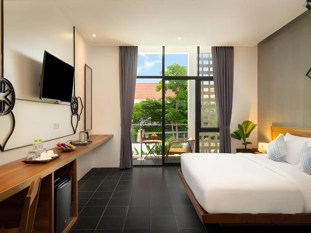 غرفة ديلوكس بسريرين منفصلين بشرفة، Phka Chan Hotel 2/2