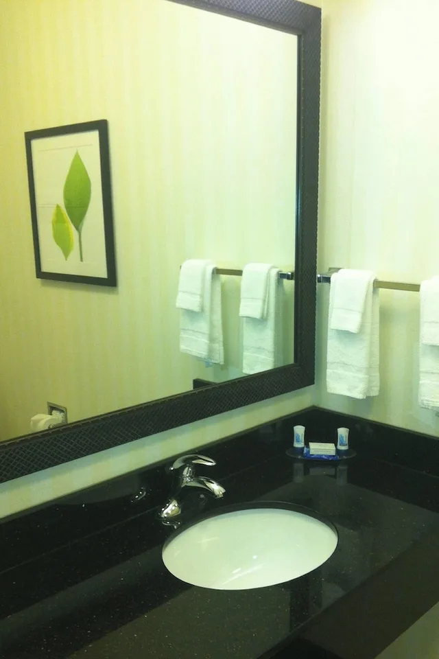 جناح بسرير كينج مع أريكة لذوي الإعاقة، Fairfield Inn & Suites Milledgeville 2/2