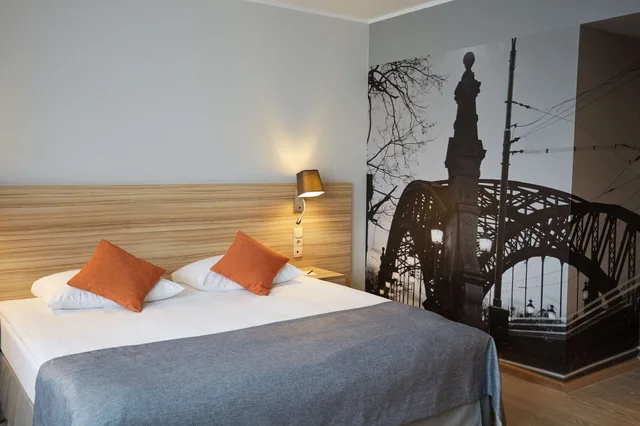 غرفة قياسية بسرير كوين، Scandic Wroclaw Hotel 7/11