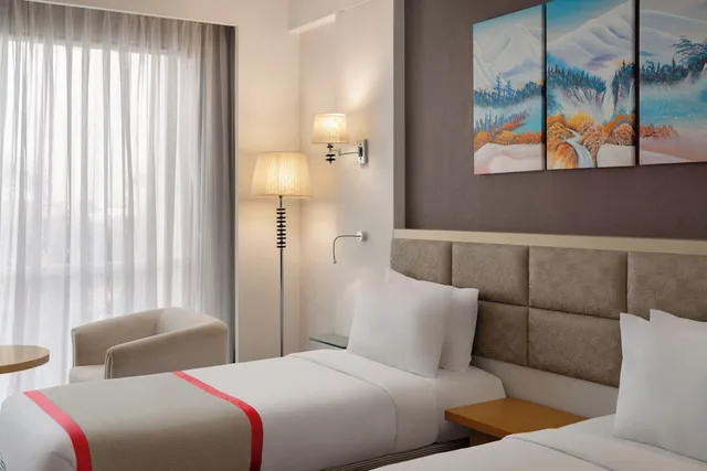 غرفة قياسية بسريرين منفصلين، Ramada by Wyndham Bodh Gaya Mahabodhi 2/5
