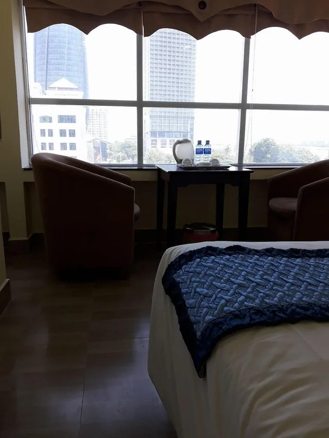 غرفة ديلوكس بسريرين منفصلين بإطلالة على المدينة، Song Thu Hotel 5/5