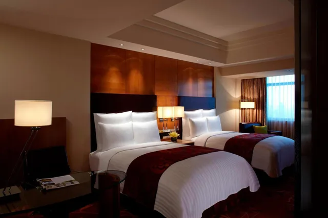 غرفة ديلوكس بسريرين منفصلين، Marriott Suzhou 4/8