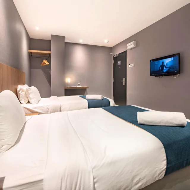 Standard, Twin Beds, No Window، Orange Business Hotel Petaling Jaya 3/8