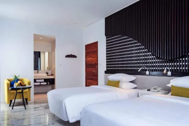 غرفة عائلية بسرير كينج وسرير فردي، King Rock Residence 1/2