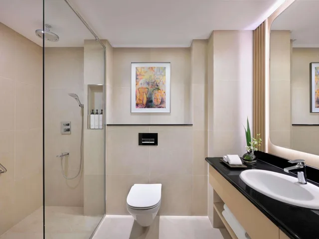 غرفة ديلوكس بسرير فردي، Swissotel Al Murooj Dubai 6/6
