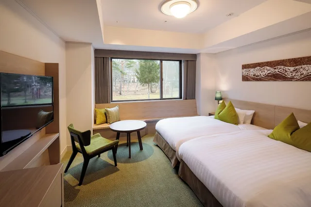 غرفة اقتصادية بسريرين منفصلين، Hakuba Tokyu Hotel 1/5