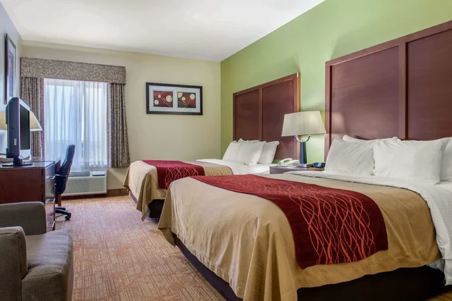 غرفة قياسية بسريرين كوين، Quality Inn Jacksonville Near I-72 1/10