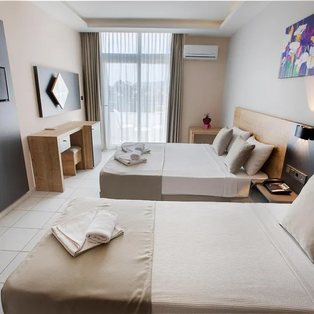 غرفة قياسية بسرير مزدوج أو سريرين منفصلين، Alanya Risus Park Hotel 4/10