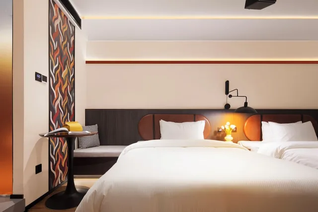 غرفة أساسية بسريرين مزدوجين، Merica Hotel -Chongqing Jiefangbei 3/4