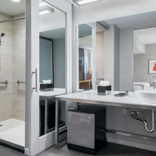 Savvy, Guest Room, King Bed, City View, Corner، ALOFT COLUMBIA DOWNTOWN 4/6