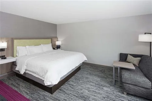 غرفة بسرير كينج بحوض استحمام لذوي الإعاقة، Hampton Inn & Suites Rocky Hill-Hartford South Ct 1/1