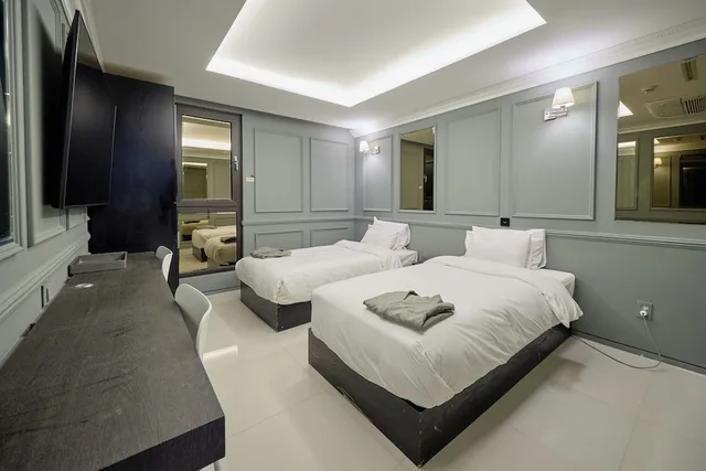 غرفة بسريرين منفصلين، Hotel Cullinan Wangsimni 10/10