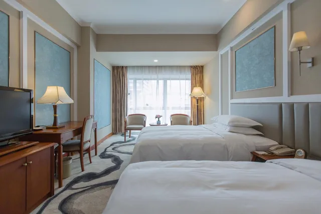 غرفة سوبيريور بسريرين منفصلين بإطلالة على المدينة، Grand Metropark Hotel Liyuan Chongqing 3/6