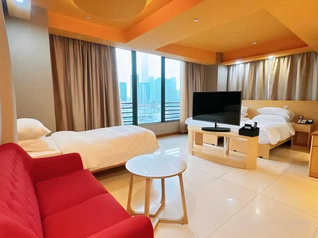 Family, 3 Beds, Partial Harbour View, High Floor، Harbour Bay Hotel 1/1