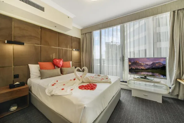 جناح ديلوكس بسرير كوين بغرفة نوم واحدة، YEHS Hotel Sydney Harbour Suites 1/7