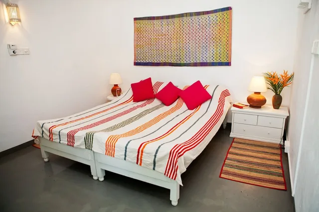 غرفة كلاسيكية بسرير مزدوج بإطلالة على الشاطئ، Talalla Bay Beach House 1/4