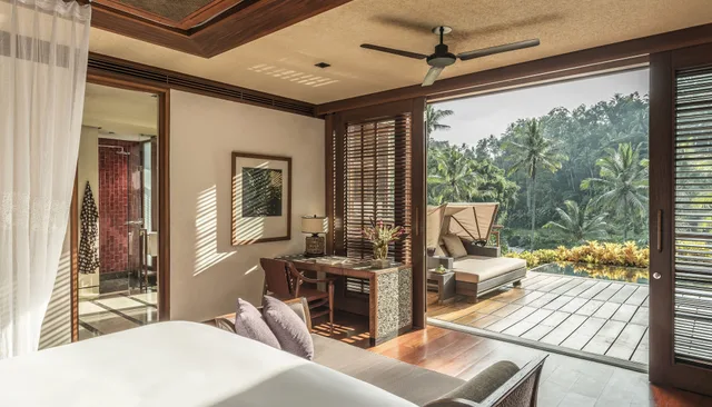 فيلا بسرير كينج وسريرين كوين بإطلالة على النهر بغرفتي نوم، Four Seasons Resort Bali at Sayan 1/4