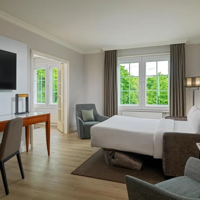 جناح بسرير كينج، Courtyard Hamburg Airport 3/8