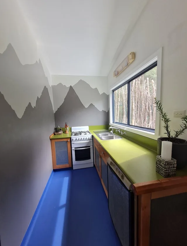 Studio, Queen Bed, Mountain Side, Mountain View، HUON BUSH RETREATS 4/4