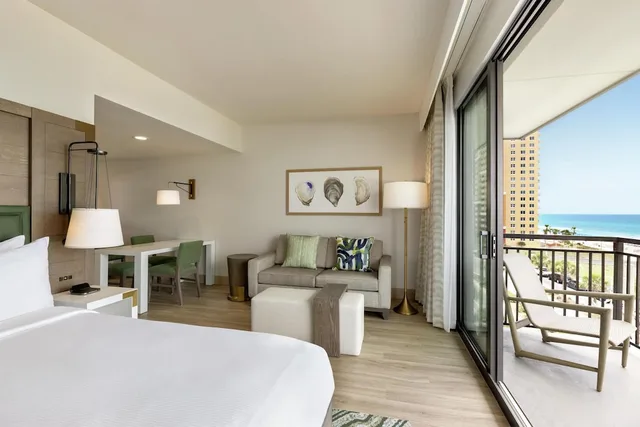 Studio, King Bed, Gulf View, Balcony، Embassy Suites by Hilton Panama City Beach Resort 1/2