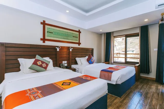 غرفة سوبيريور بسريرين منفصلين بإطلالة على المدينة، Sapa Charm Hotel 3/10