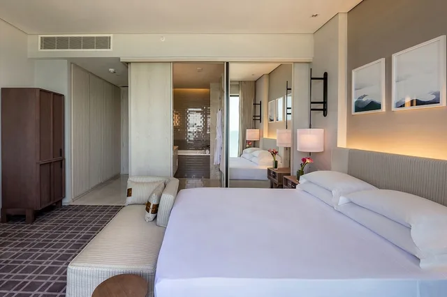 غرفة كلوب بسرير كينج بإطلالة على البحر مع دخول الصالة، Grand Hyatt Rio De Janeiro 3/7