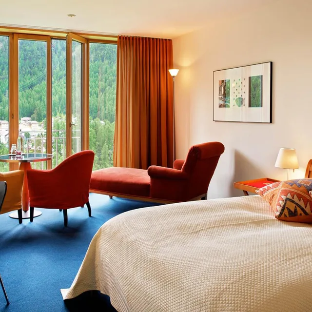 Comfort, Single Bed, South View، Hotel Saratz 5/10