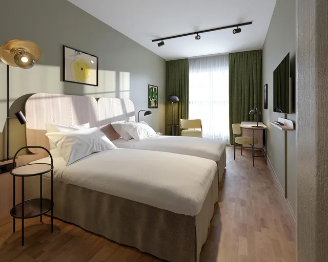 غرفة مفردة بسرير كينج، Scandic Grand Marina 1/3