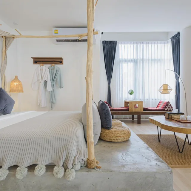 غرفة عائلية بحوض استحمام، Yolo Bangkok Boutique Hotel 8/9