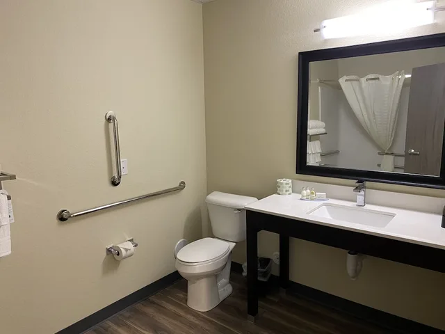 جناح مفردة بسرير كينج مع أريكة لذوي الإعاقة، Cobblestone Inn & Suites - Forest City 6/6