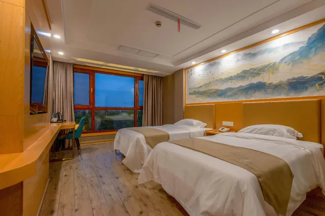 غرفة بزنس بسريرين منفصلين، Shell Hotel (dinosaur garden, Changzhou north high speed railway station, Metro Station) 1/3