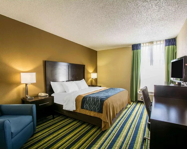 غرفة بسرير كينج، Comfort Inn & Suites Lantana - West Palm Beach South 2/3
