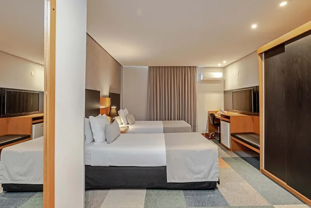 غرفة ديلوكس بسريرين منفصلين، Slaviero Hotel Curitiba Batel 5/10