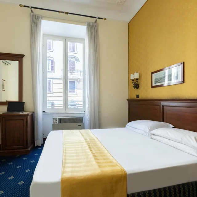 غرفة بسرير مزدوج أو سريرين منفصلين، Hotel Coppede 1/8