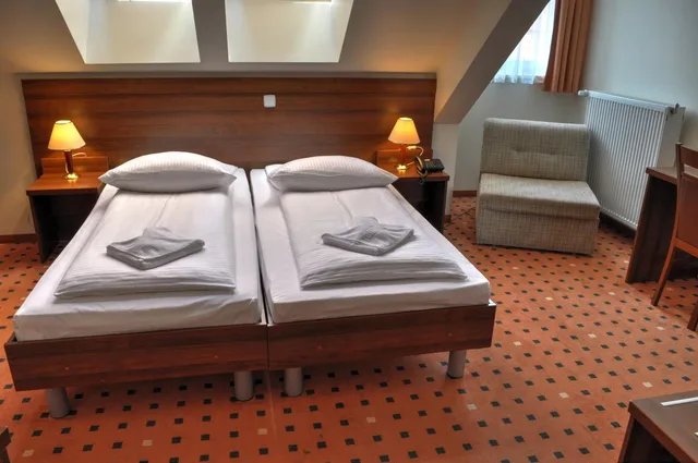 غرفة بسرير مزدوج أو سريرين منفصلين، Hotel Europa City 9/18