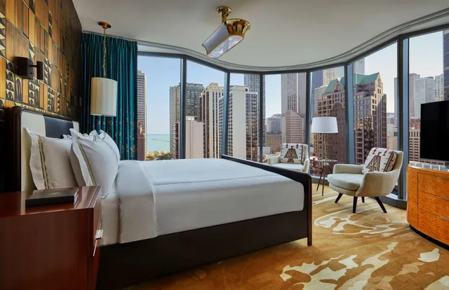 جناح بإطلالة على البحيرة، VICEROY CHICAGO 1/4