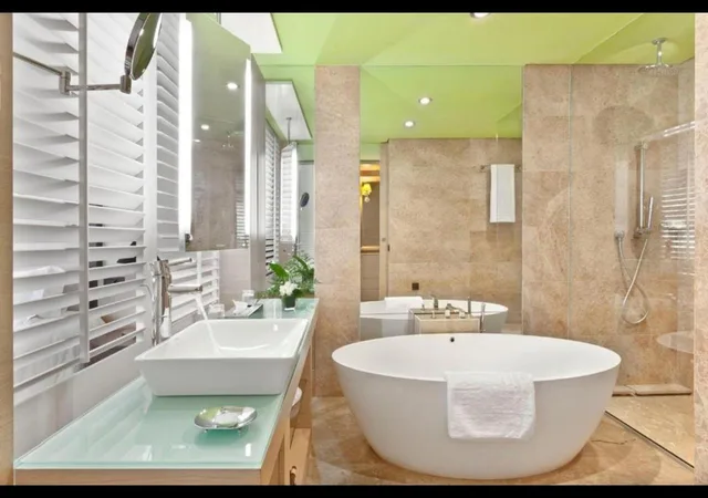 غرفة بريميوم بسريرين منفصلين بإطلالة على الحديقة، Golf Club Rotana 3/3