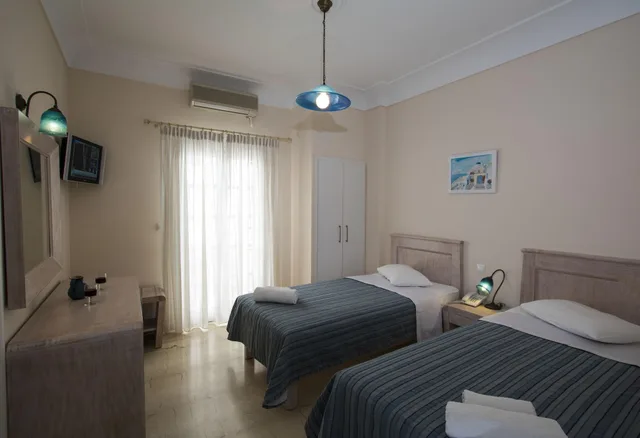 غرفة بسرير مزدوج أو سريرين منفصلين، ANDREAS HOTEL 2/10