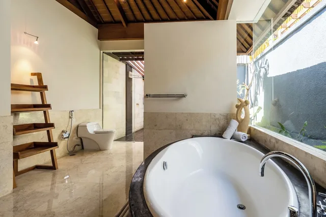 فيلا بسريرين منفصلين وسريرين كينج بـ3 غرف نوم بمسبح خاص، The Akasha Seminyak Luxury Villas & Hotel 10/10