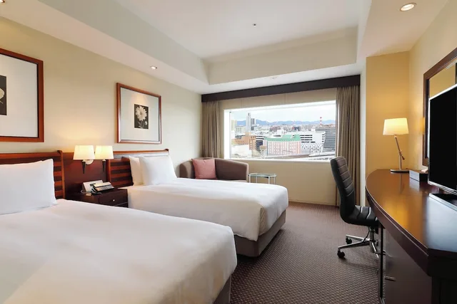 غرفة بريميوم بسريرين منفصلين للمدخنين، Ana Crowne Plaza Okayama Formerly Ana Hotel Okayama 1/6