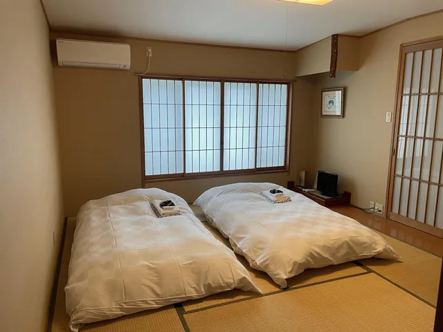 غرفة يابانية عائلية بفرشتي فوتون، Hotel Fukudaya 2/8