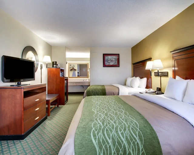 غرفة قياسية بسريرين كوين، Quality Inn Brookhaven, MS 4/6