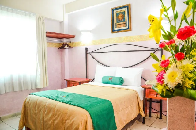 غرفة أساسية مفردة بسرير مزدوج، Hotel Plaza Poblana 4/6