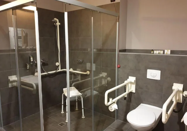 غرفة بسرير مزدوج لذوي الإعاقة، GreenLine Schlosshotel Blankenburg 1/1