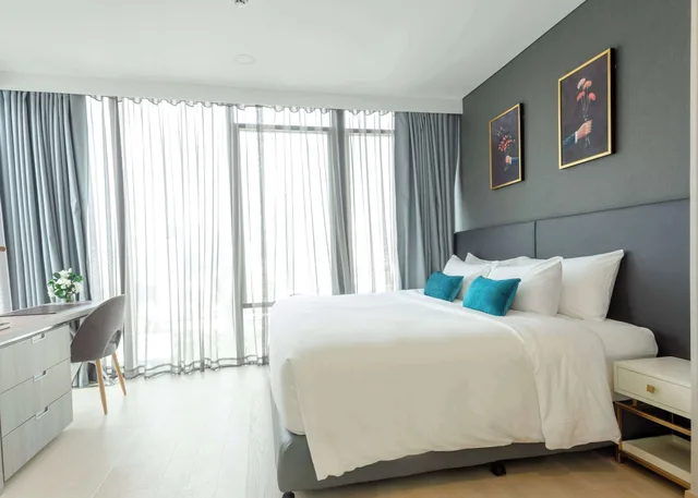 استوديو تنفيذي بسرير كينج، Wyndham Bangkok Queen Convention Centre 1/10