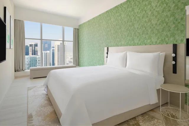 2 Bedrooms, Apartment, King and Queen Bed, City View, Element West Bay Doha 8/10