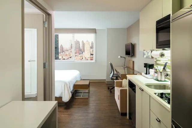 Deluxe, King Bed, City View, Element New York Times Square West Hotel 8/10