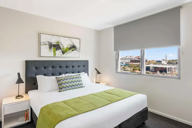 غرفة بغرفتي نوم، Oaks Brisbane Woolloongabba Suites 1/5